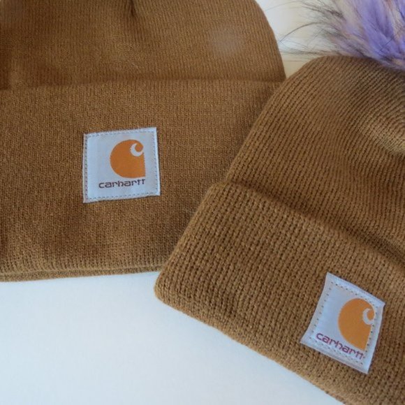 Carhartt Beanie Handmade in USA Pom Set